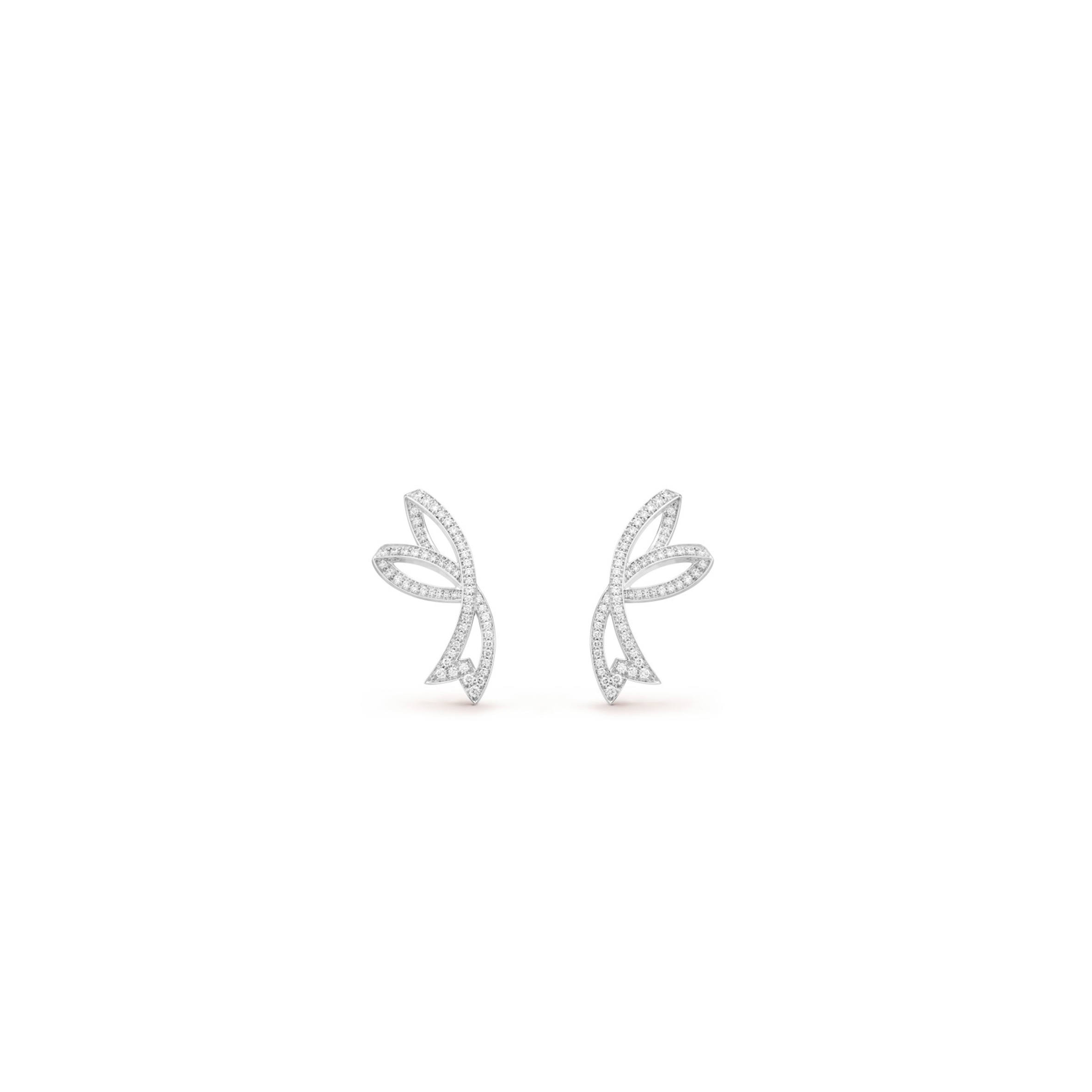 VAN CLEEF ARPELS CONTES D’HIVER EARRINGS - WHITE GOLD, DIAMOND  VCARP3J400